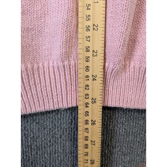 Vtg Spice Of Life Sweater Women Medium Easter Basket Flowers Square Patterns - Picture 8 of 11